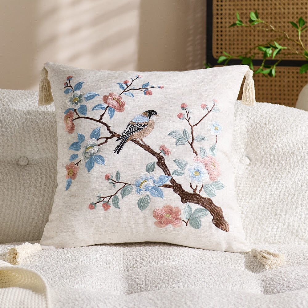Source 1061511689558 | 0:11 | Que li flower branch pink blue